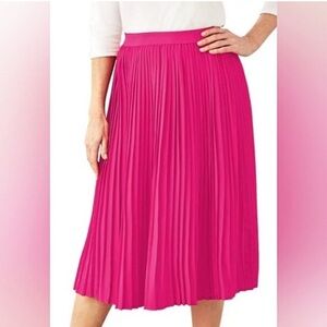 Target A New Day maxi pleated skirt in hot fuchsia XXL